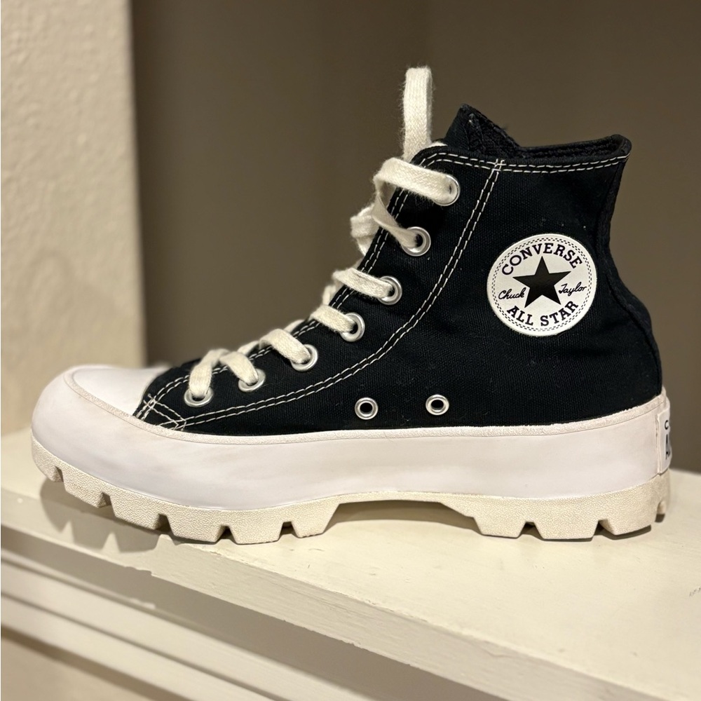 Converse Chuck Taylor All Star Platform High-Top Sneaker Womens Size 6 - Picture 3 of 9